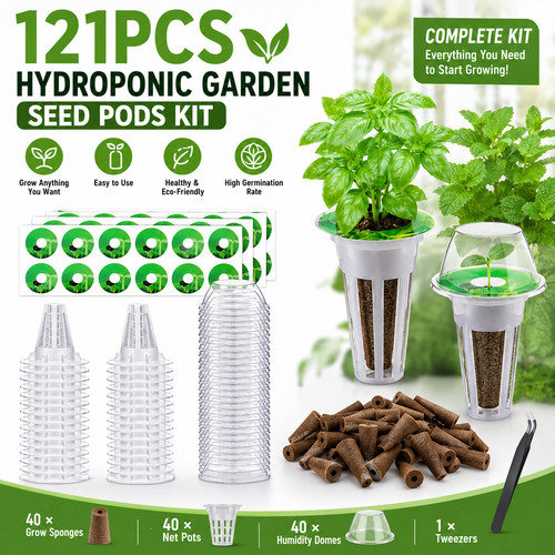 121pcs hydroponic garden seed - 121pcs,